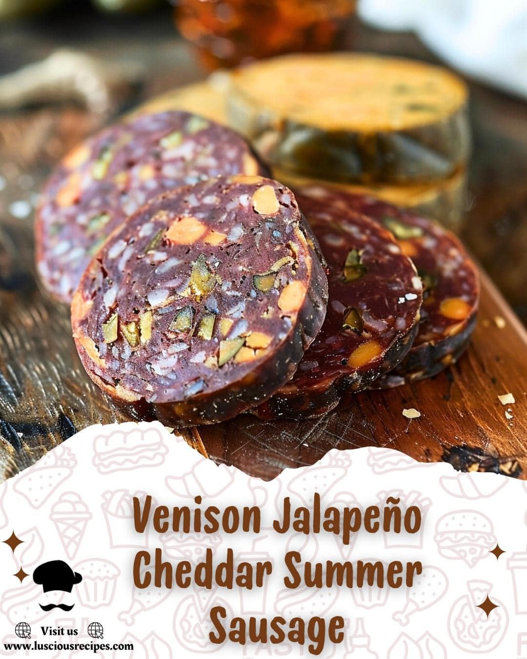Venison Jalapeño Cheddar Summer Sausage