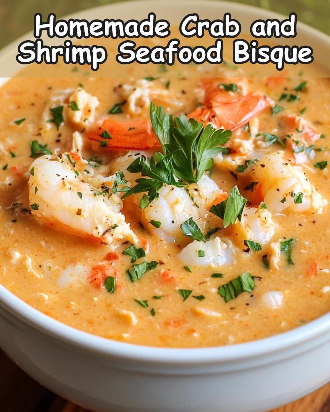 Luxurious Crab and Shrimp Bisque