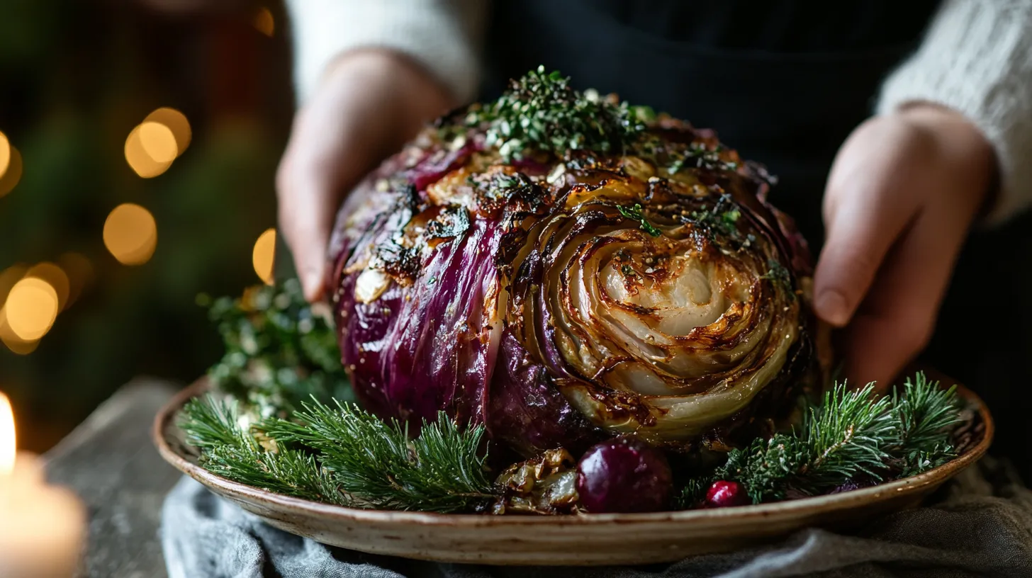 Whole Roasted Cabbage Recipe 2 Whole Roasted Cabbage