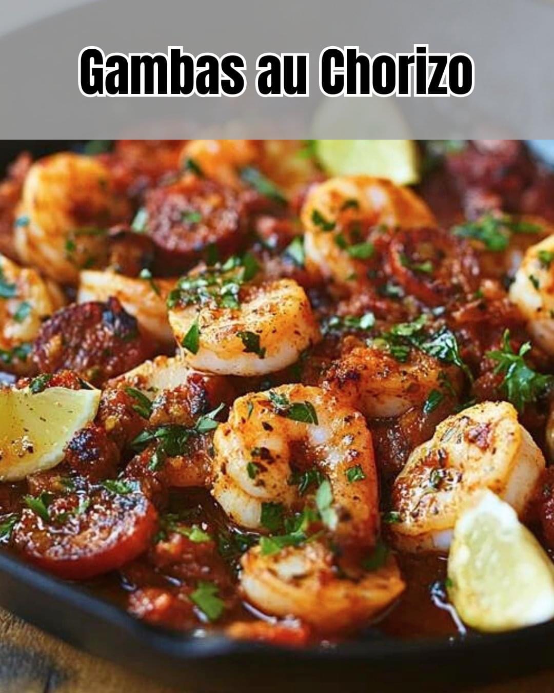 Gambas au Chorizo : Un Délice Méditerranéen Plein de Saveurs