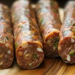 Spicy Smoked Venison Jalapeño Cheddar Sausage
