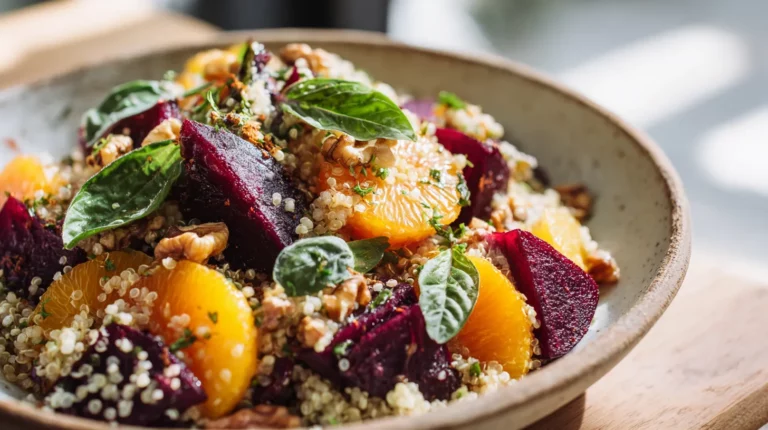 Vibrant Quinoa Salad with Beets Walnuts and Orange Vinaigrette: Unlock the Power of Colorful, Nutritious Eating 6 Vibrant quinoa salad with beets, walnuts, and orange vinaigrette