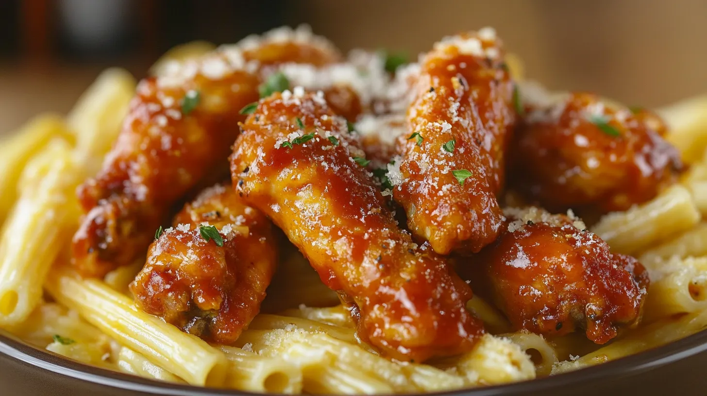 buffalo wild wings garlic parmesan chicken pasta