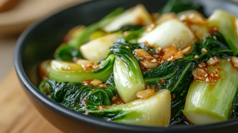 Bok Choy and Garlic Sauce