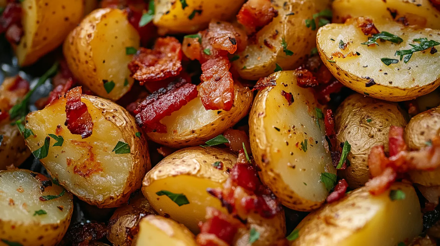 Honey Bacon Roasted Potatoes 