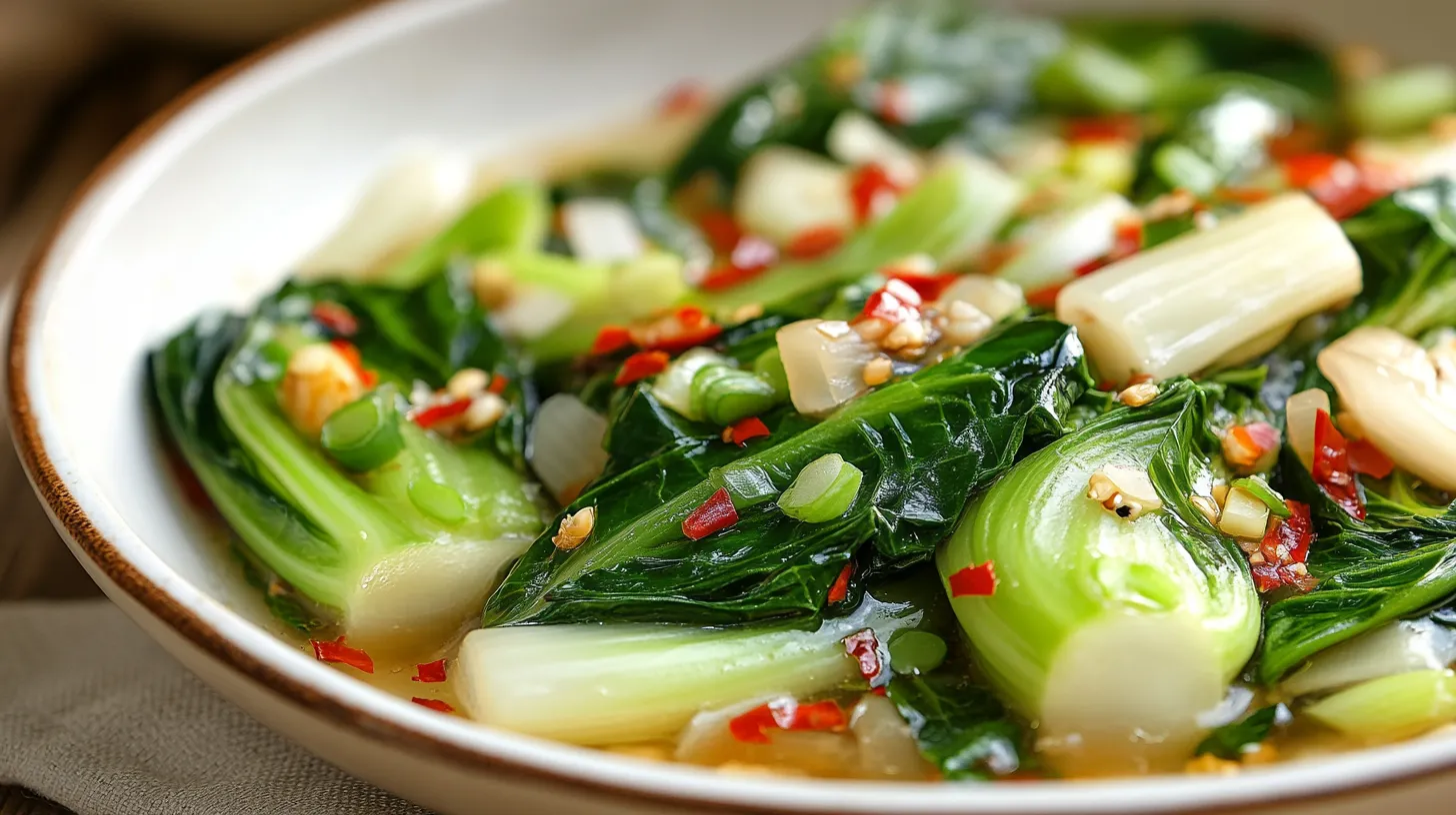 Bok Choy with Garlic Sauce