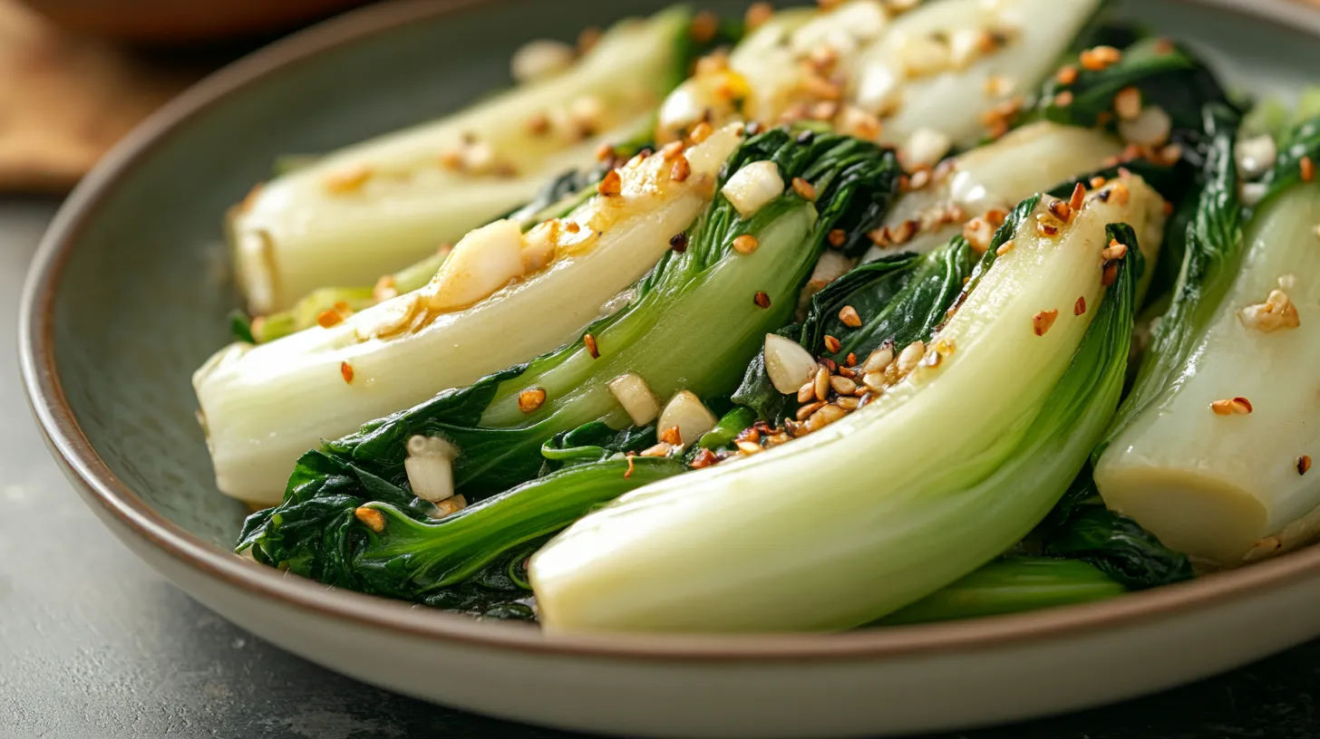 Bok Choy and Garlic Sauce