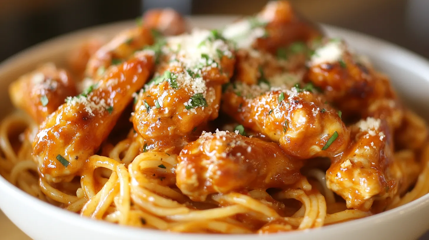 buffalo wild wings garlic parmesan chicken pasta