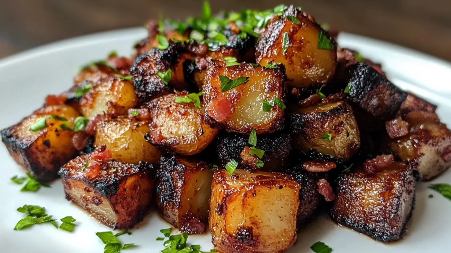 Honey Bacon Roasted Potatoes 
