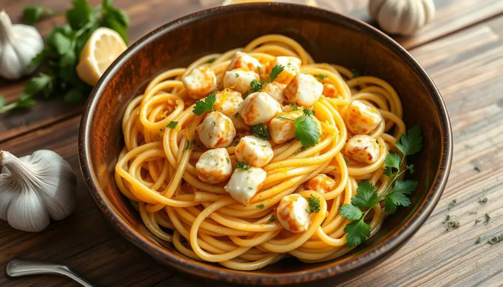 crab linguine