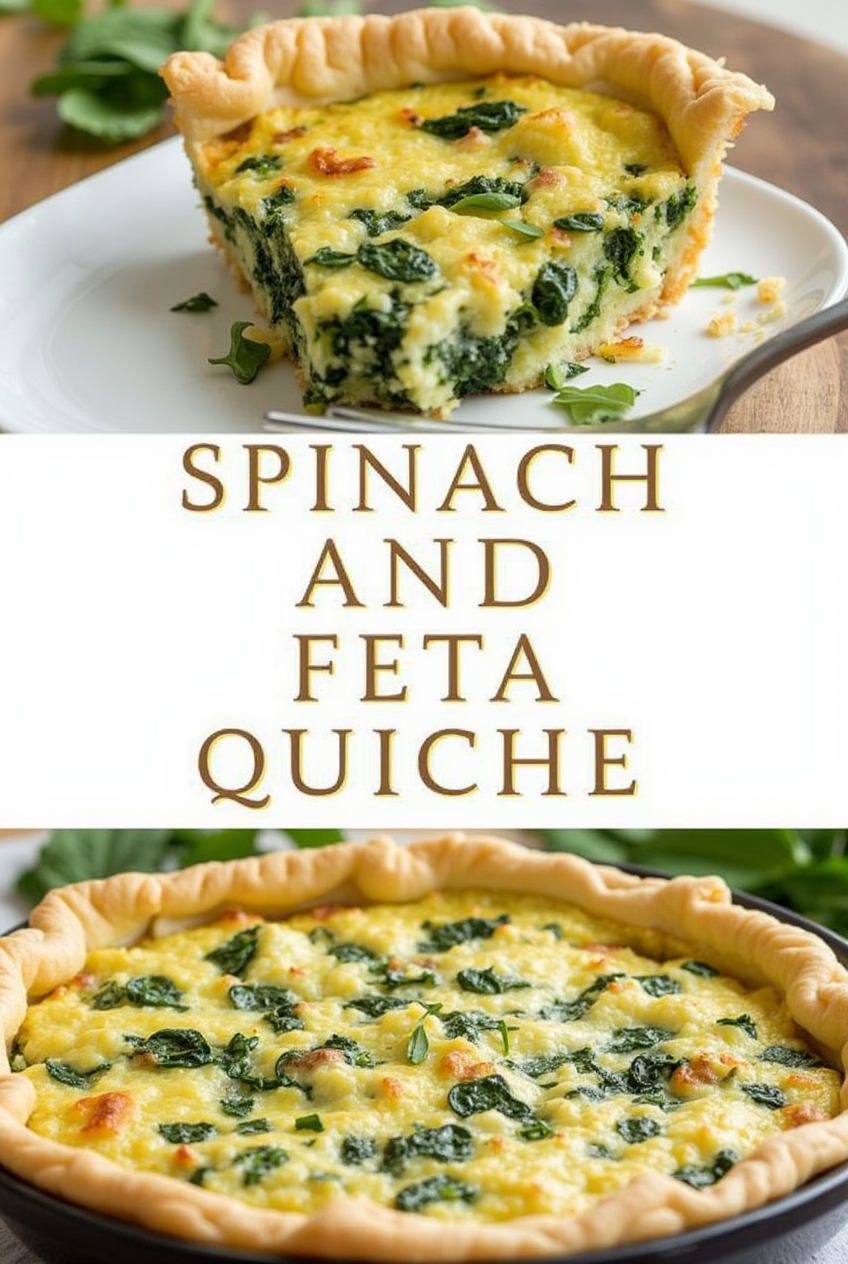 Spinach and Feta Quiche