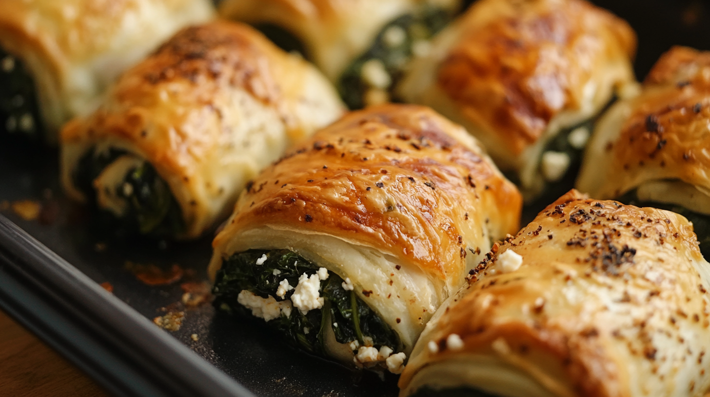 Spinach and Feta Stuffed Chicken Rolls