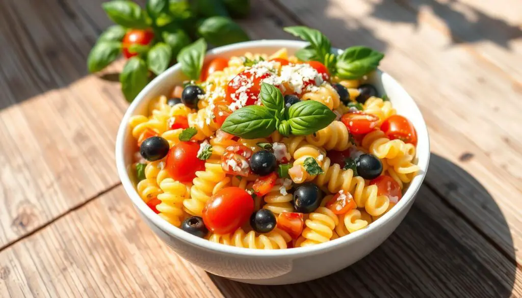 Zesty Italian Dressing Pasta Salad