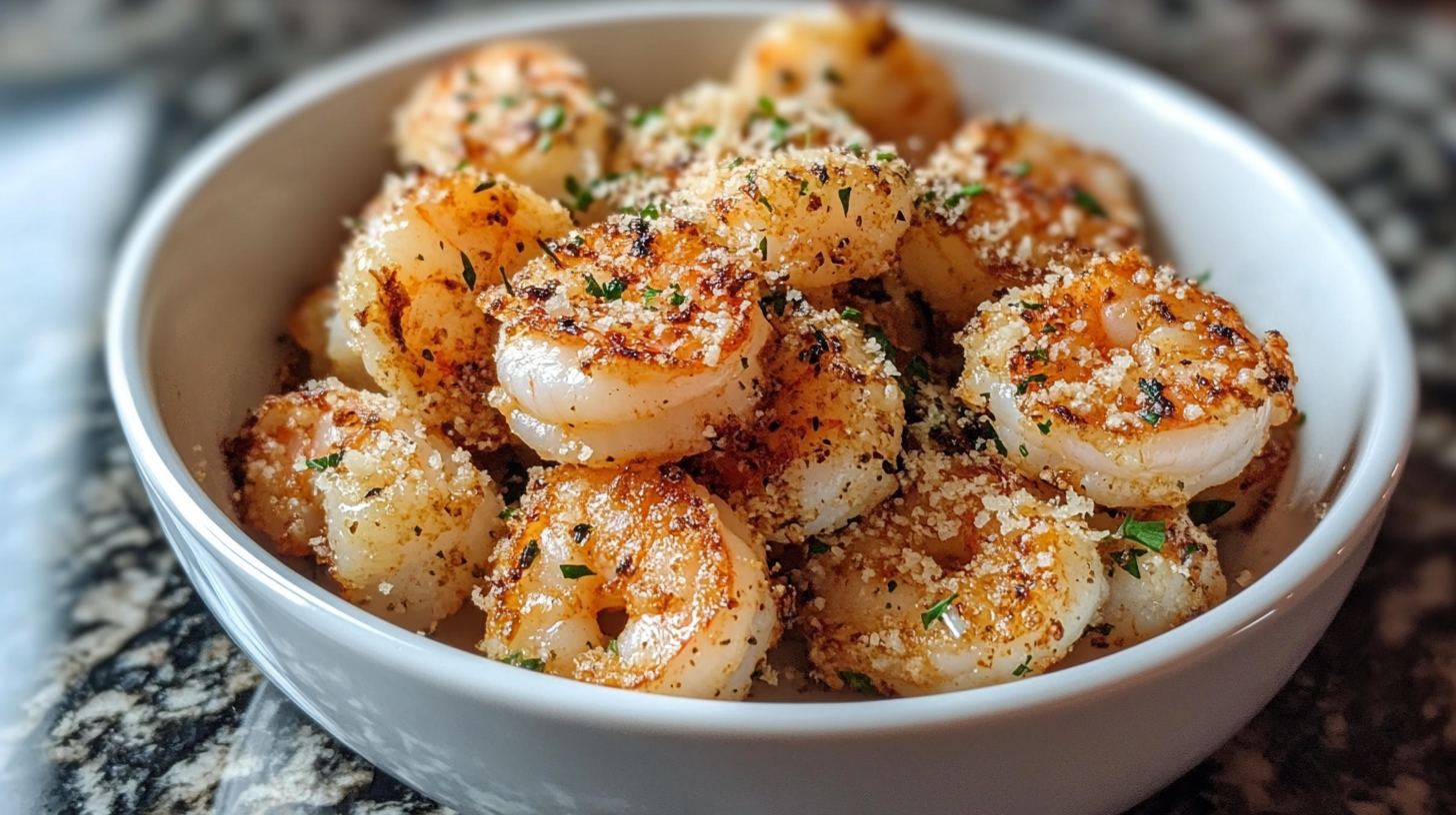 Air Fryer Garlic Parmesan Shrimp recipe