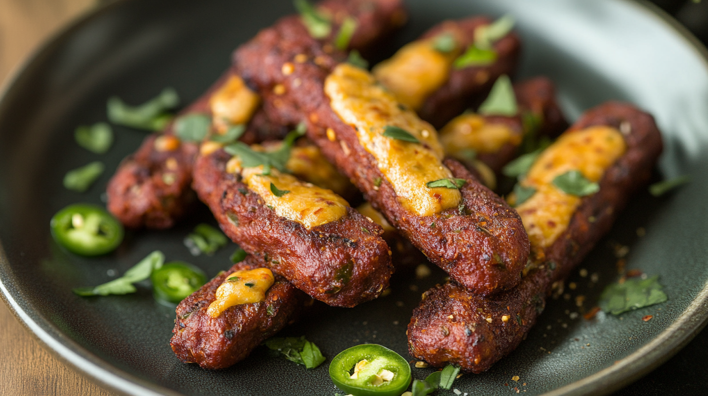Jalapeño Cheddar Venison Snack Sticks