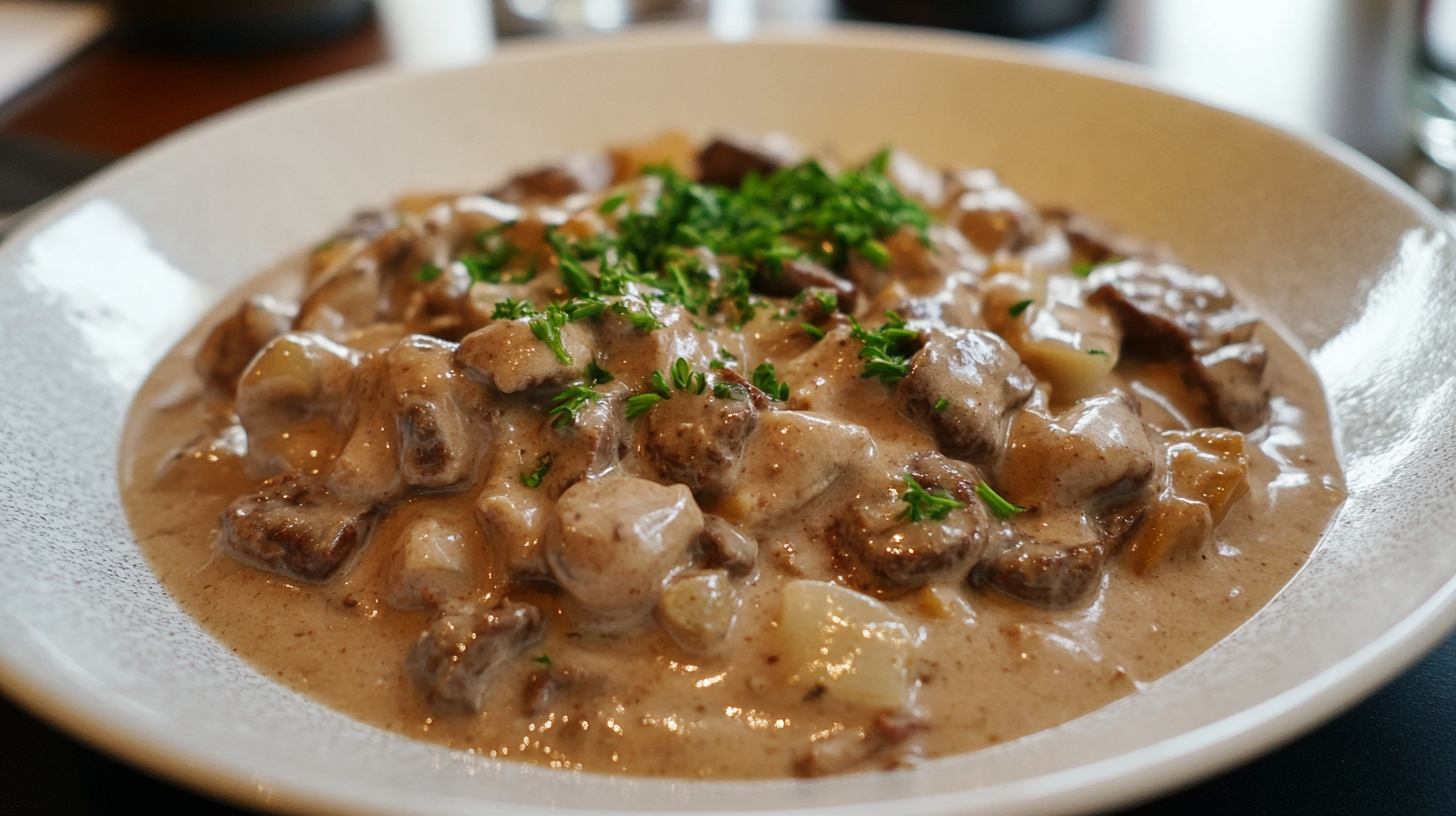 Ground Venison Stroganoff Recipe