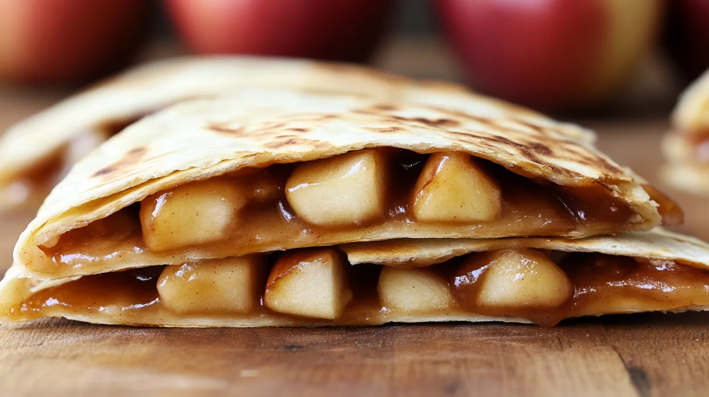 Delicious Apple Pie Quesadillas