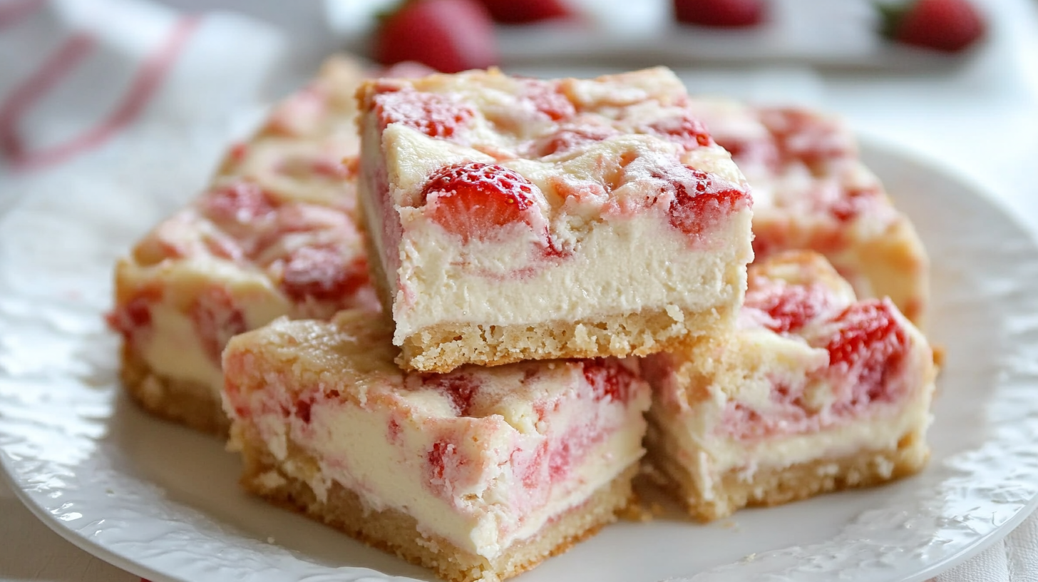 Strawberry Cream Cheese Bars