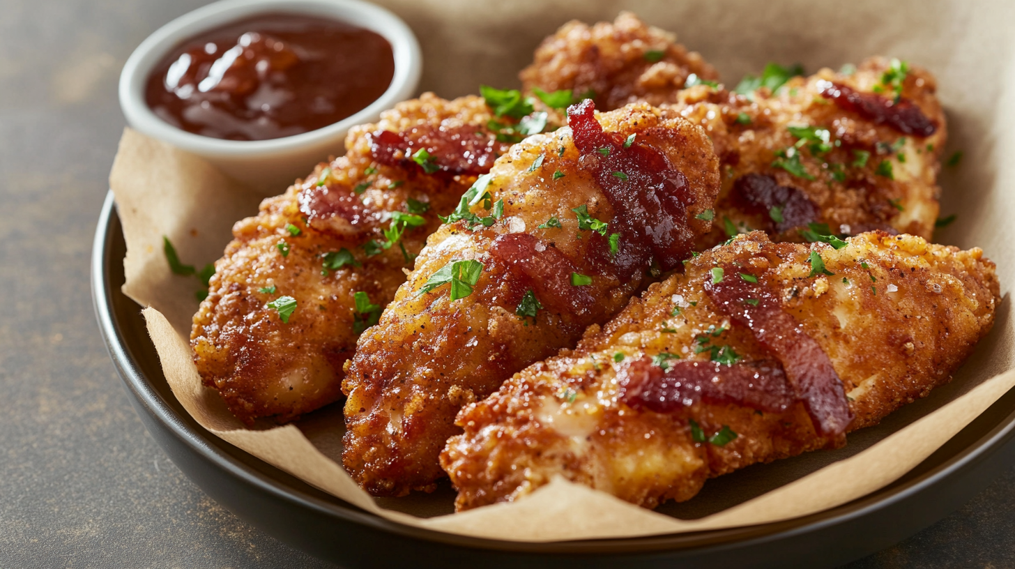 Bacon Brown Sugar Chicken Tenders recipe