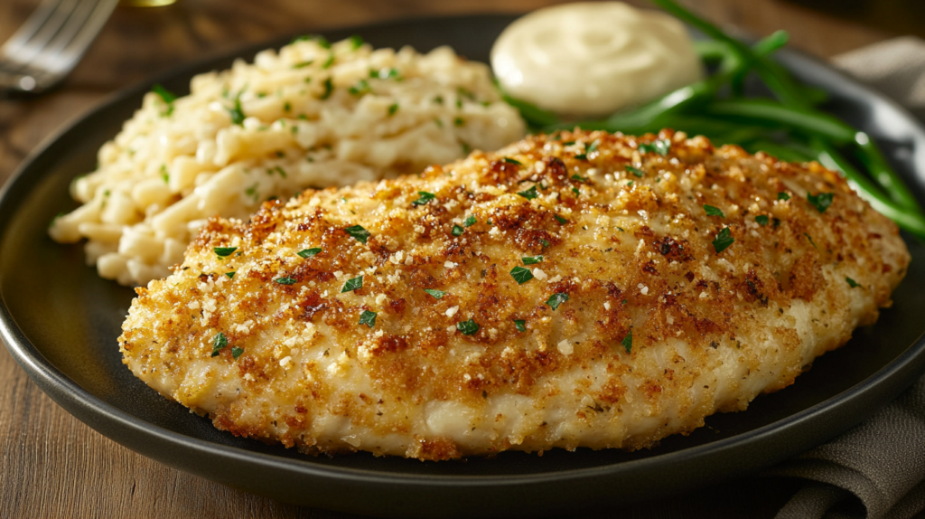 Longhorn Garlic Parmesan Crusted Chicken