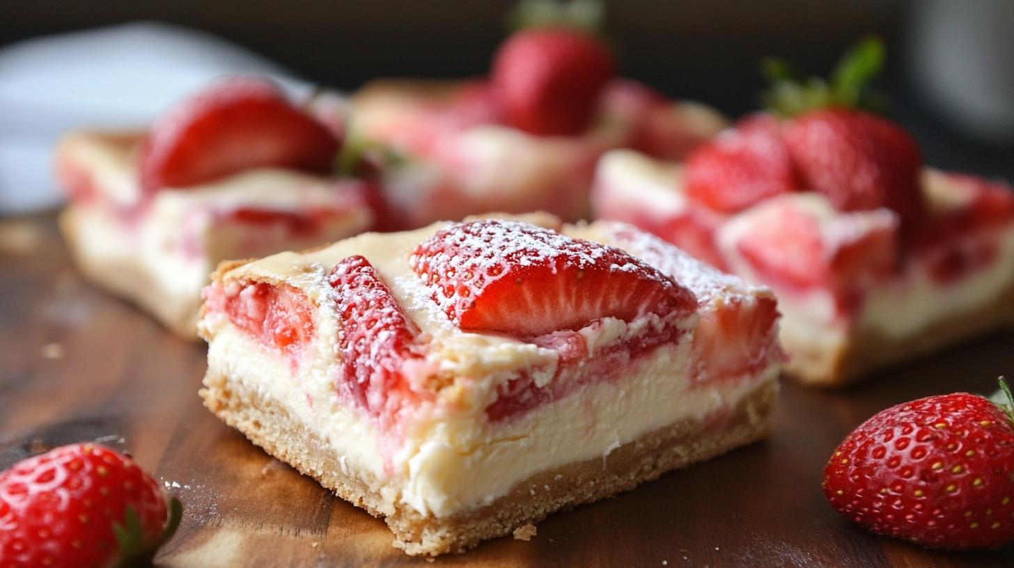 Strawberry Cream Cheese Bars