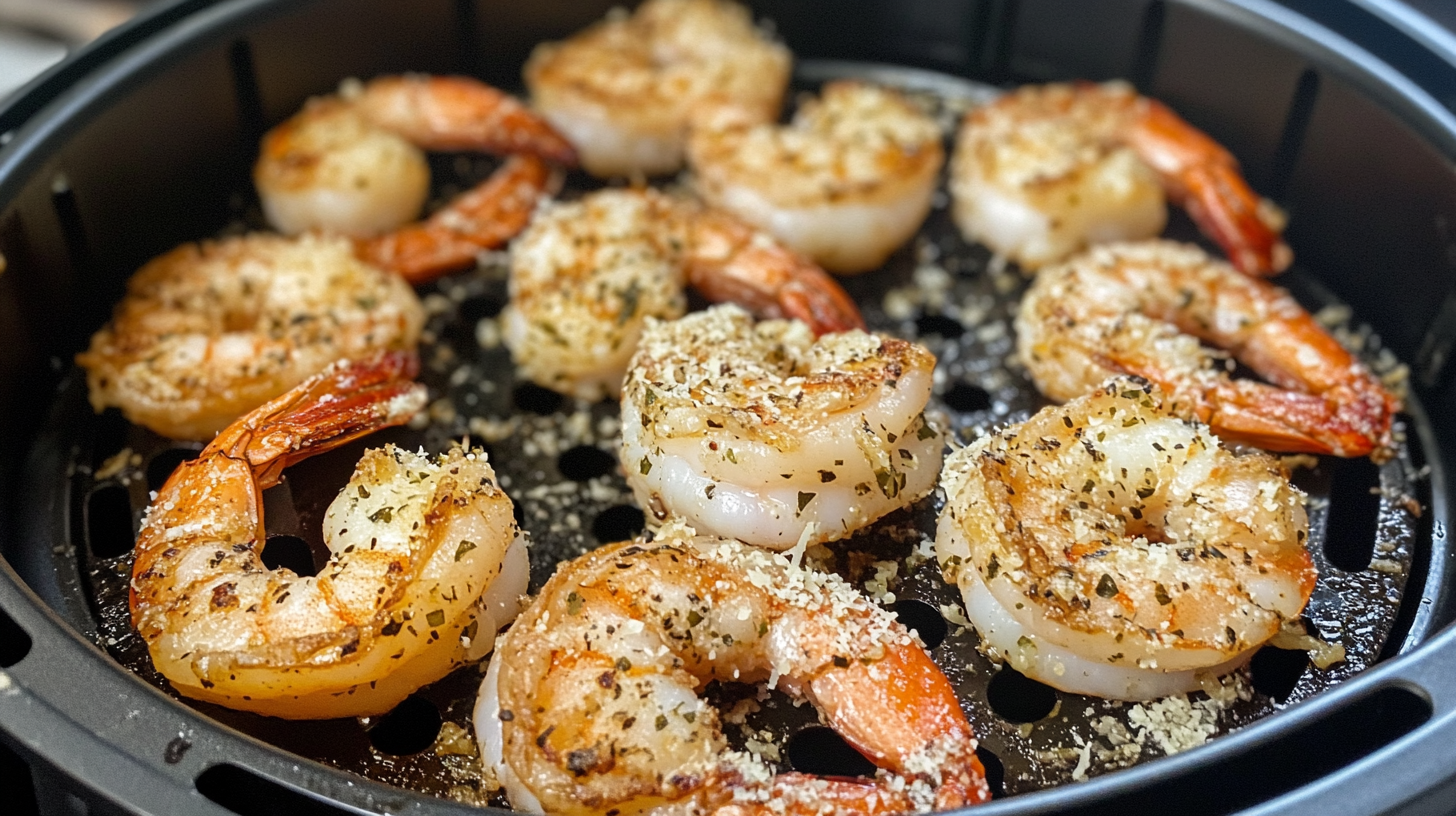 Air Fryer Garlic Parmesan Shrimp recipe