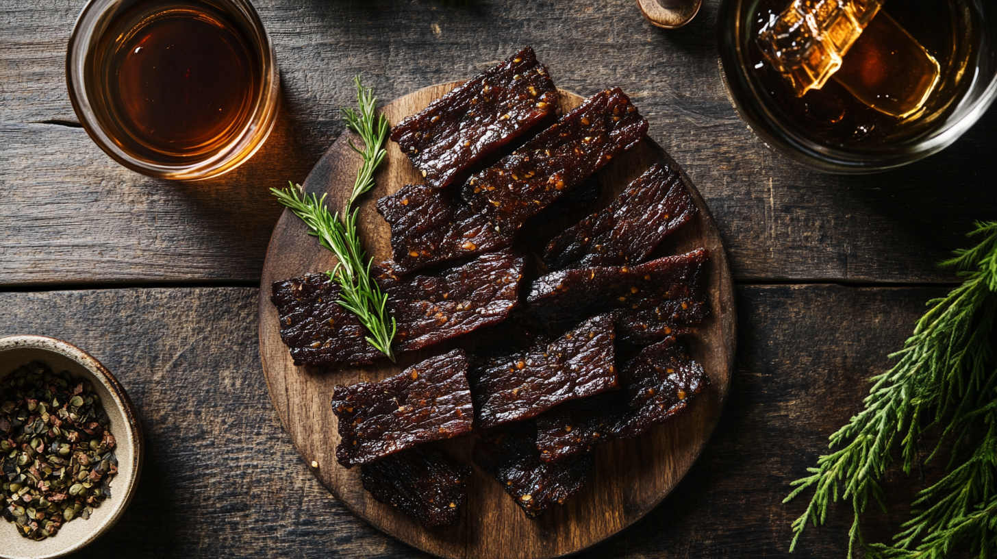 Sweet & Spicy Maple Bourbon Venison Jerky