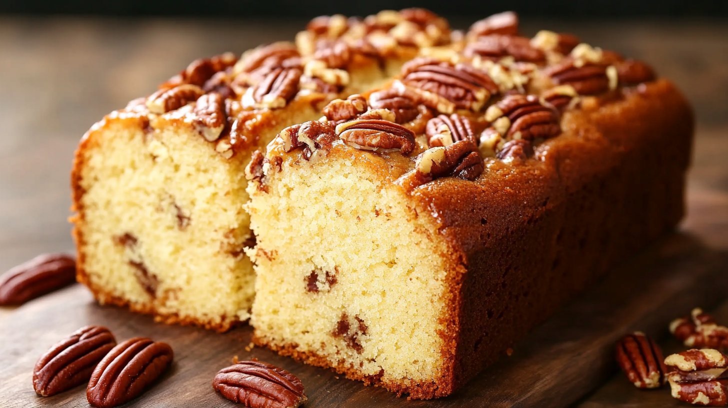 Old School Butter Pecan Pound Cake recipe