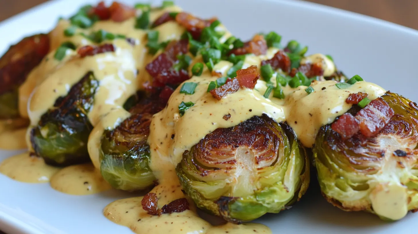Crispy Brussels Sprouts with Bacon 