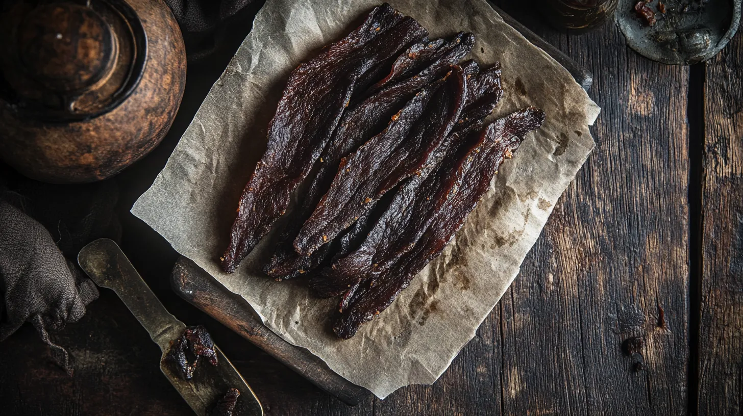 Maple Bourbon Smoked Venison Jerky