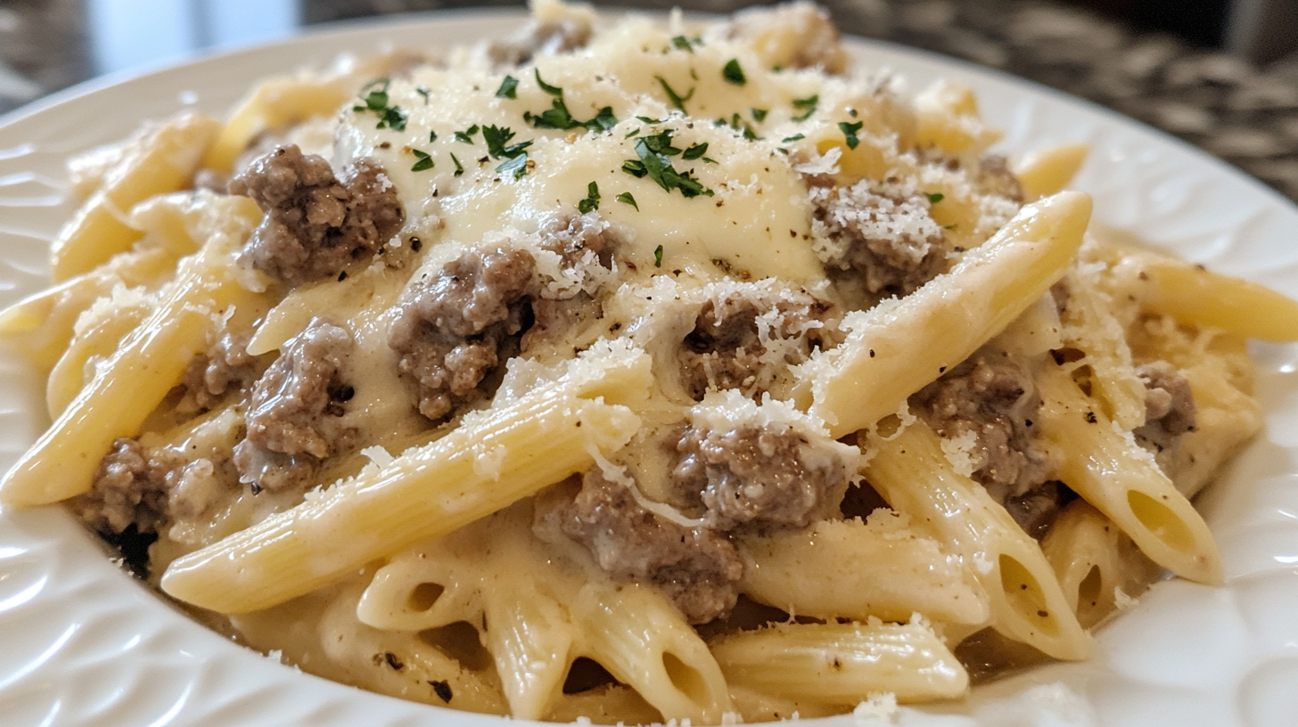Venison Alfredo Casserole