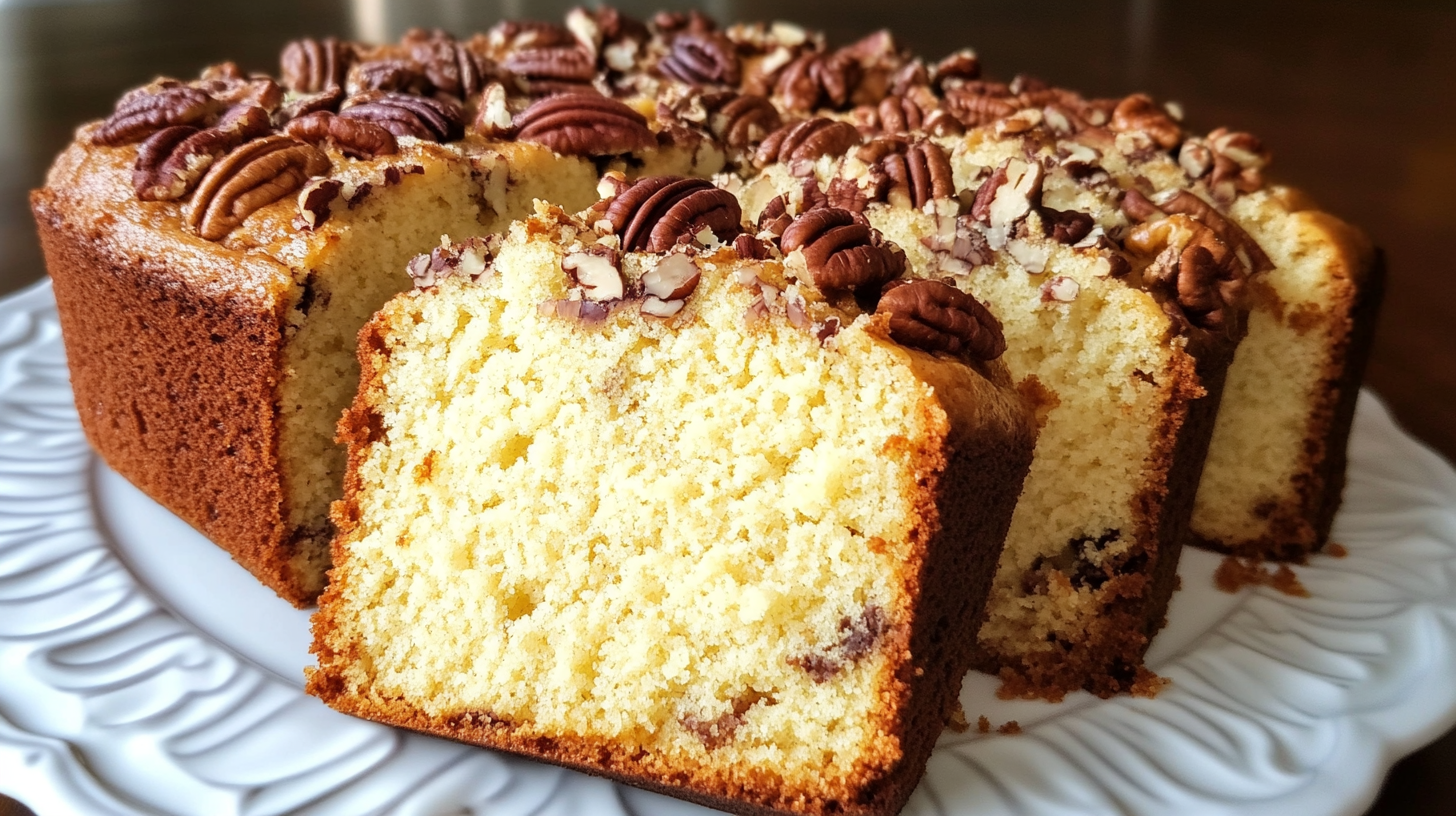 Old School Butter Pecan Pound Cake recipe