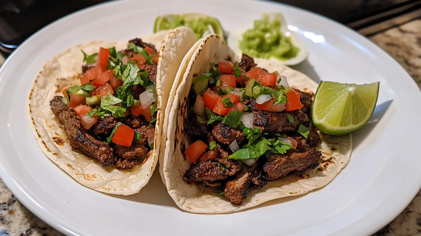 Smoky Venison Carne Asada Tacos 