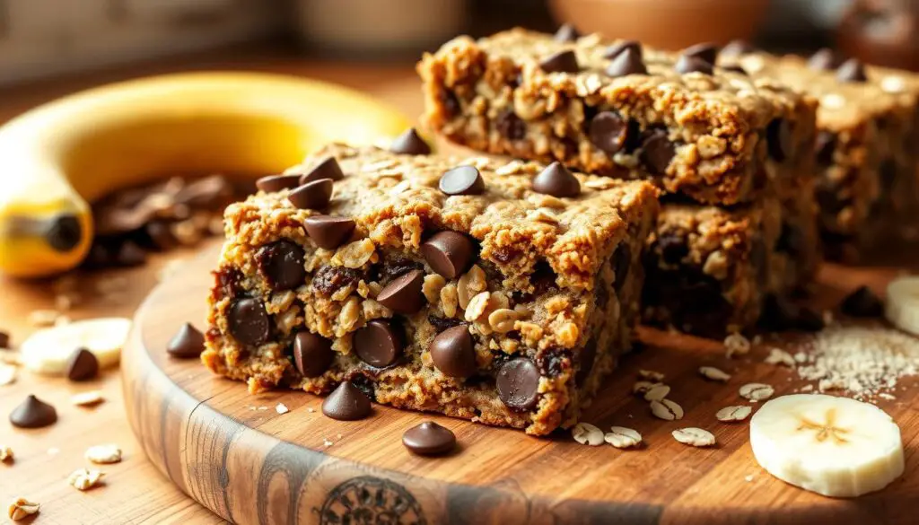 Banana Oatmeal Chocolate Chip Bars