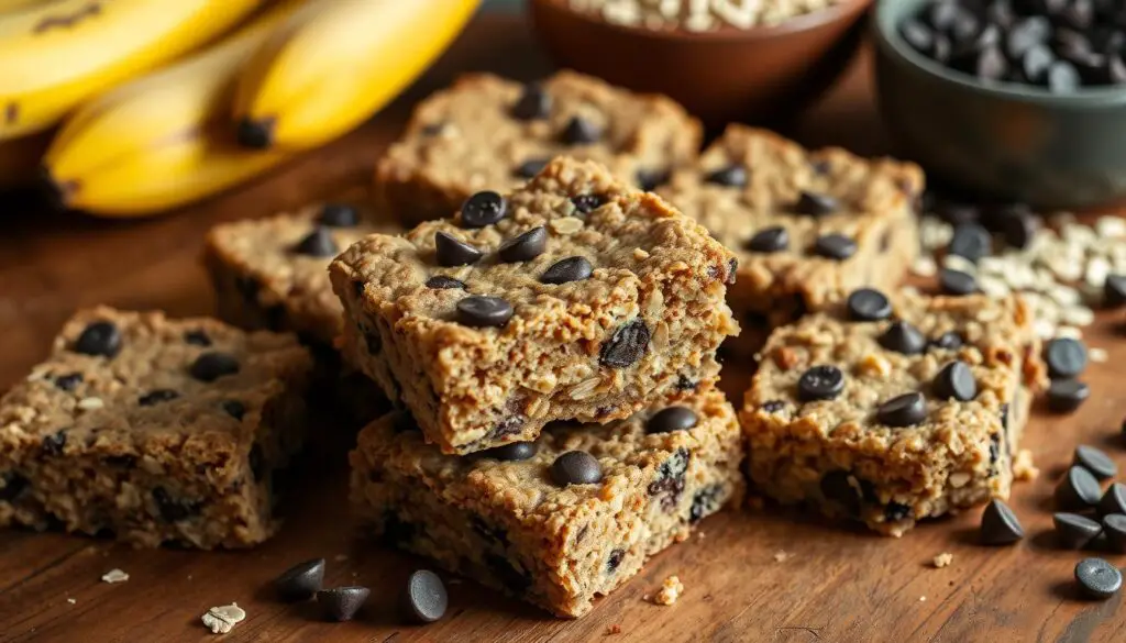 Banana Oatmeal Chocolate Chip Bars