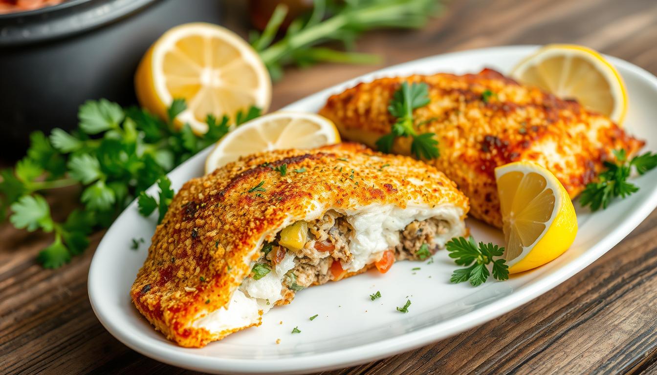 stuffed catfish fillets recipe