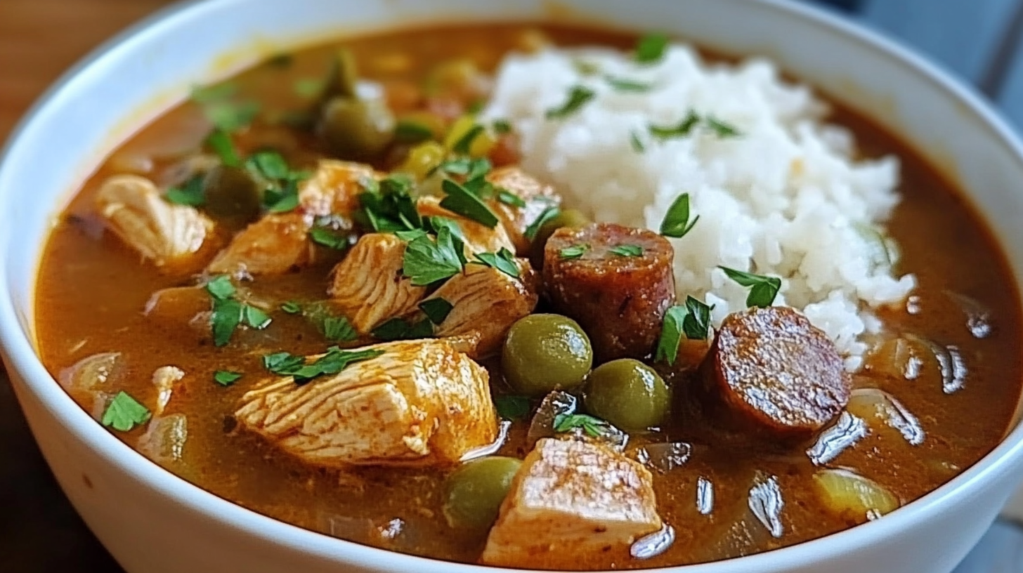 Cajun Chicken and Sausage Gumbo