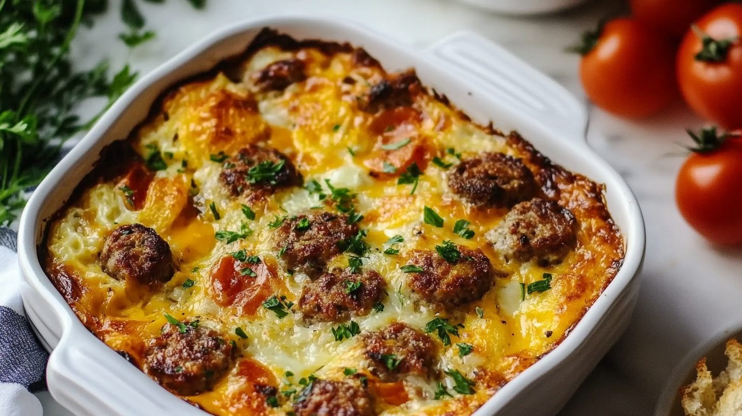 Sausage, Egg, and Cheese Breakfast Casserole