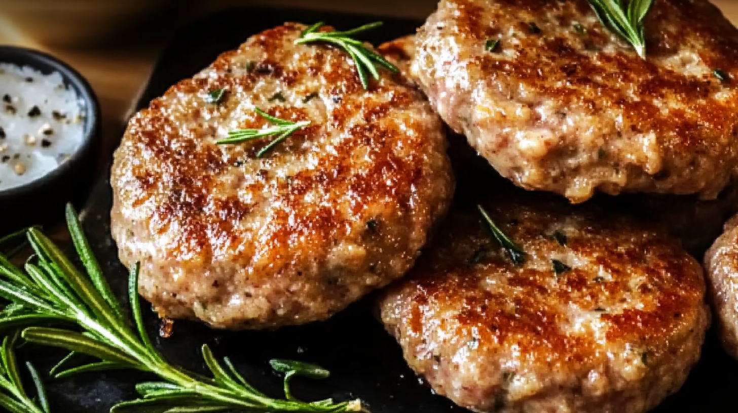 Chicken and Apple Sausage Patties