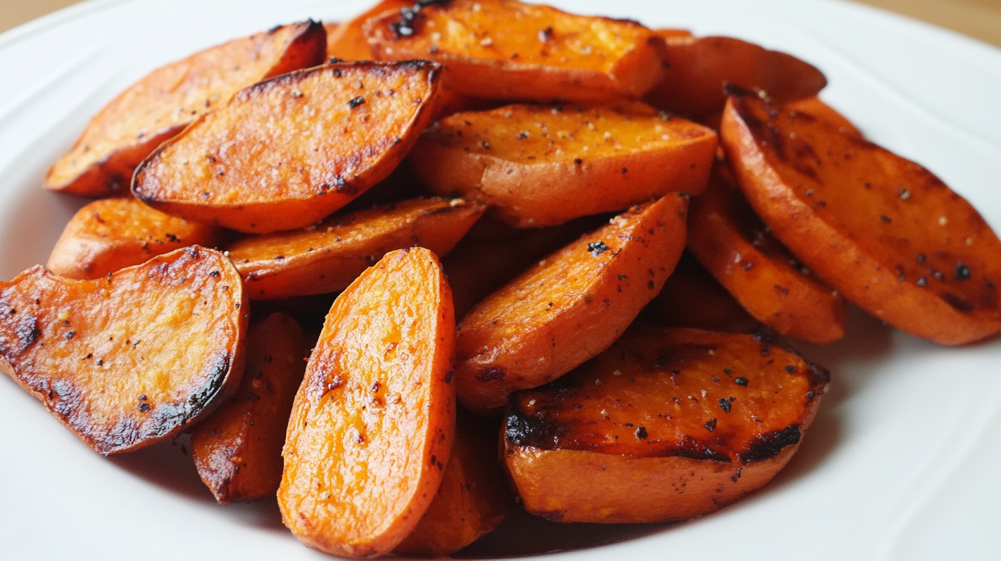 Honey Balsamic Roasted Carrots and Sweet Potatoes