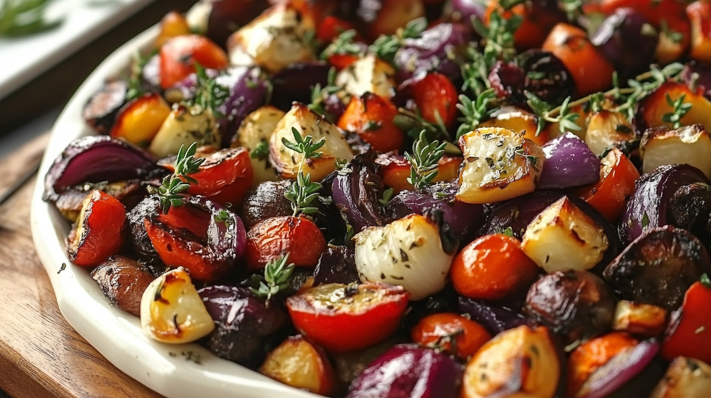 Roasted Mediterranean Vegetable Toss with Garlic and Herbs Recipe