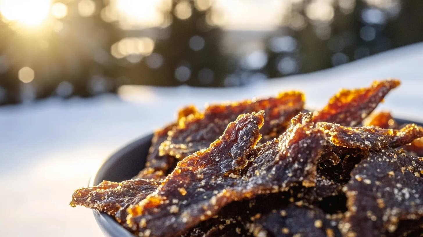 Honey Garlic Venison Jerky