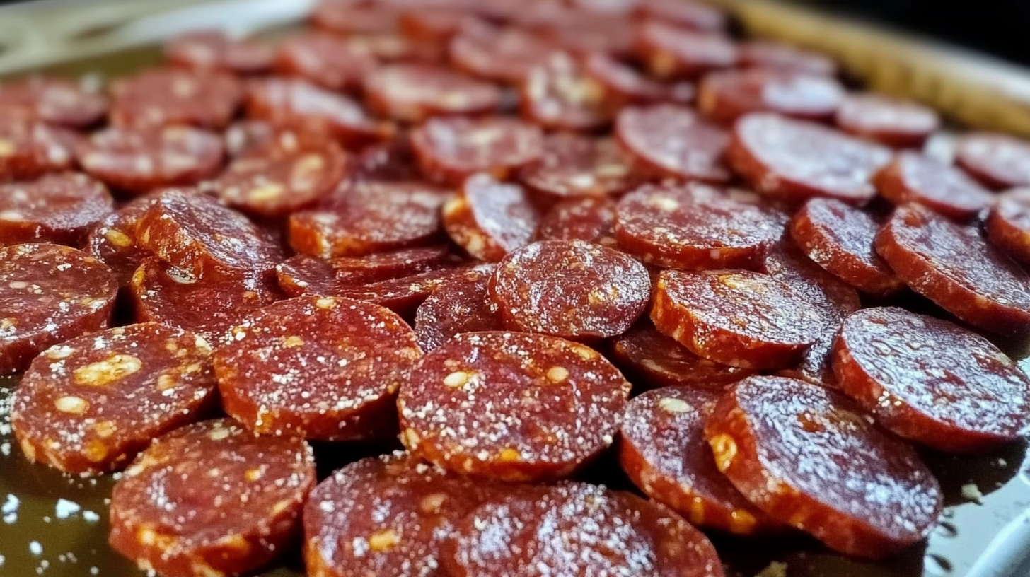 Homemade Venison Pepperoni
