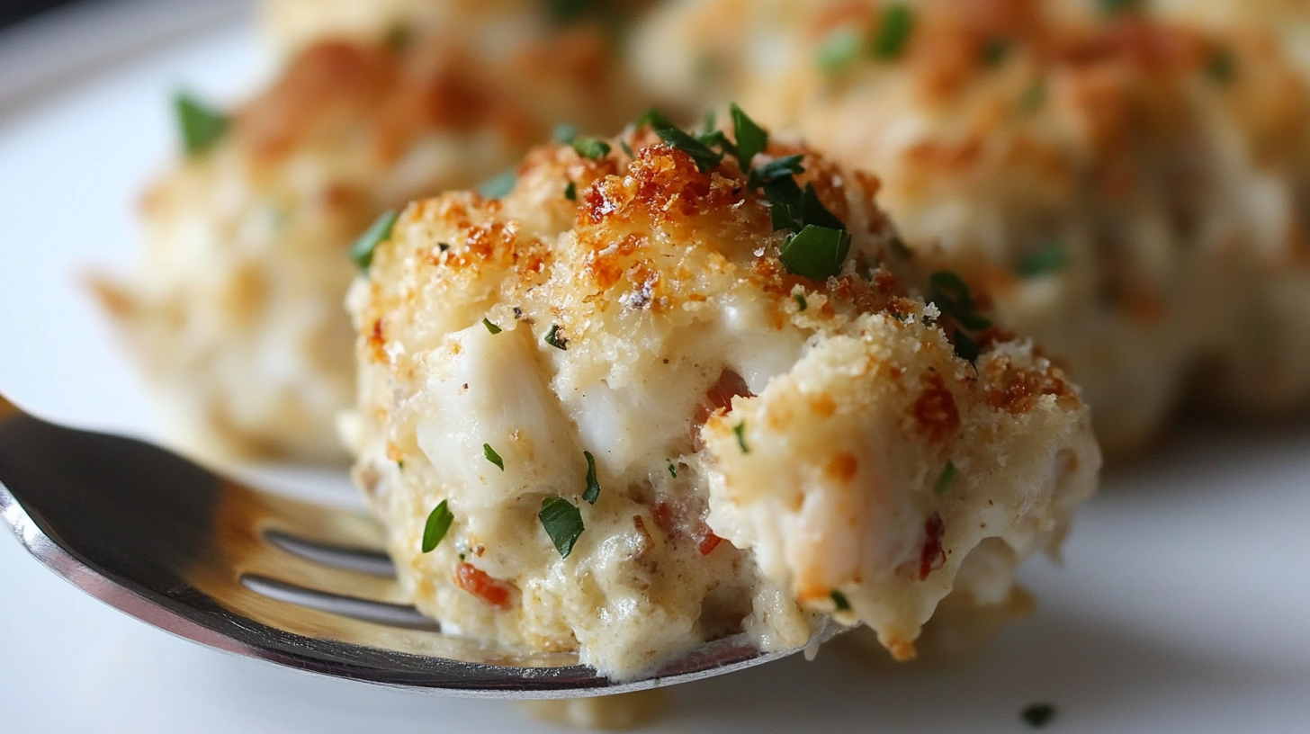 Baked Creamy Crab-Stuffed Mushrooms