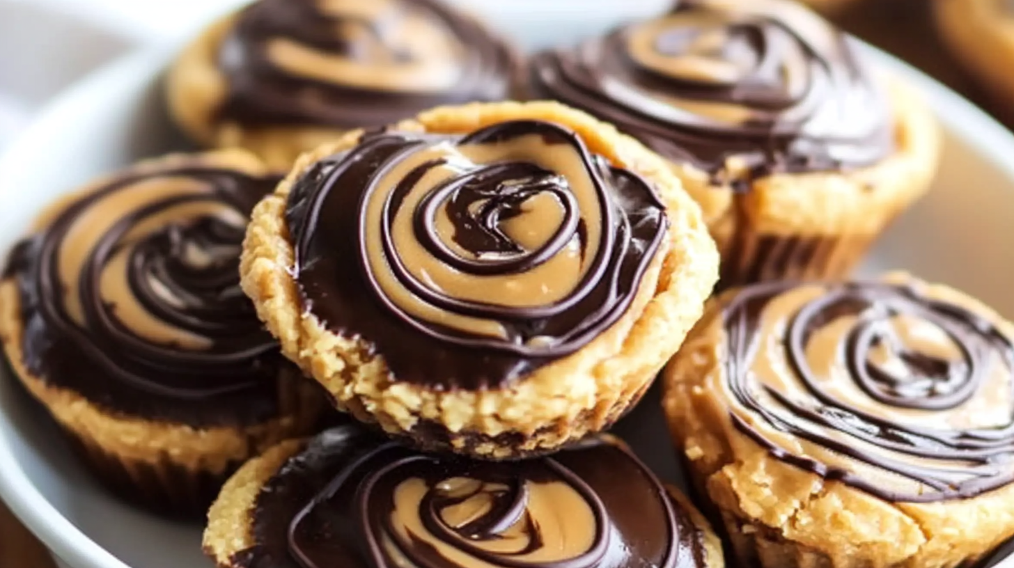 Peanut Butter and Chocolate Swirl Treats