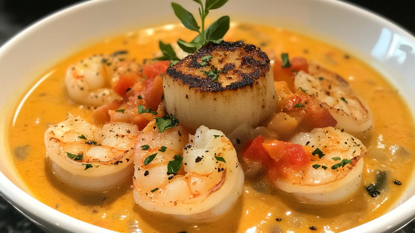 Silky Shrimp and Scallop Chowder