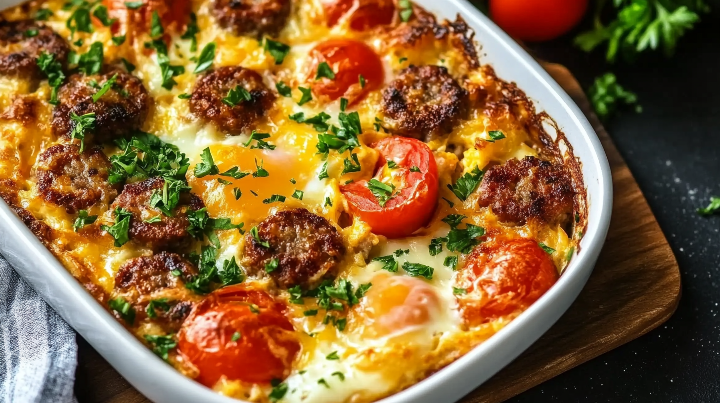Sausage, Egg, and Cheese Breakfast Casserole