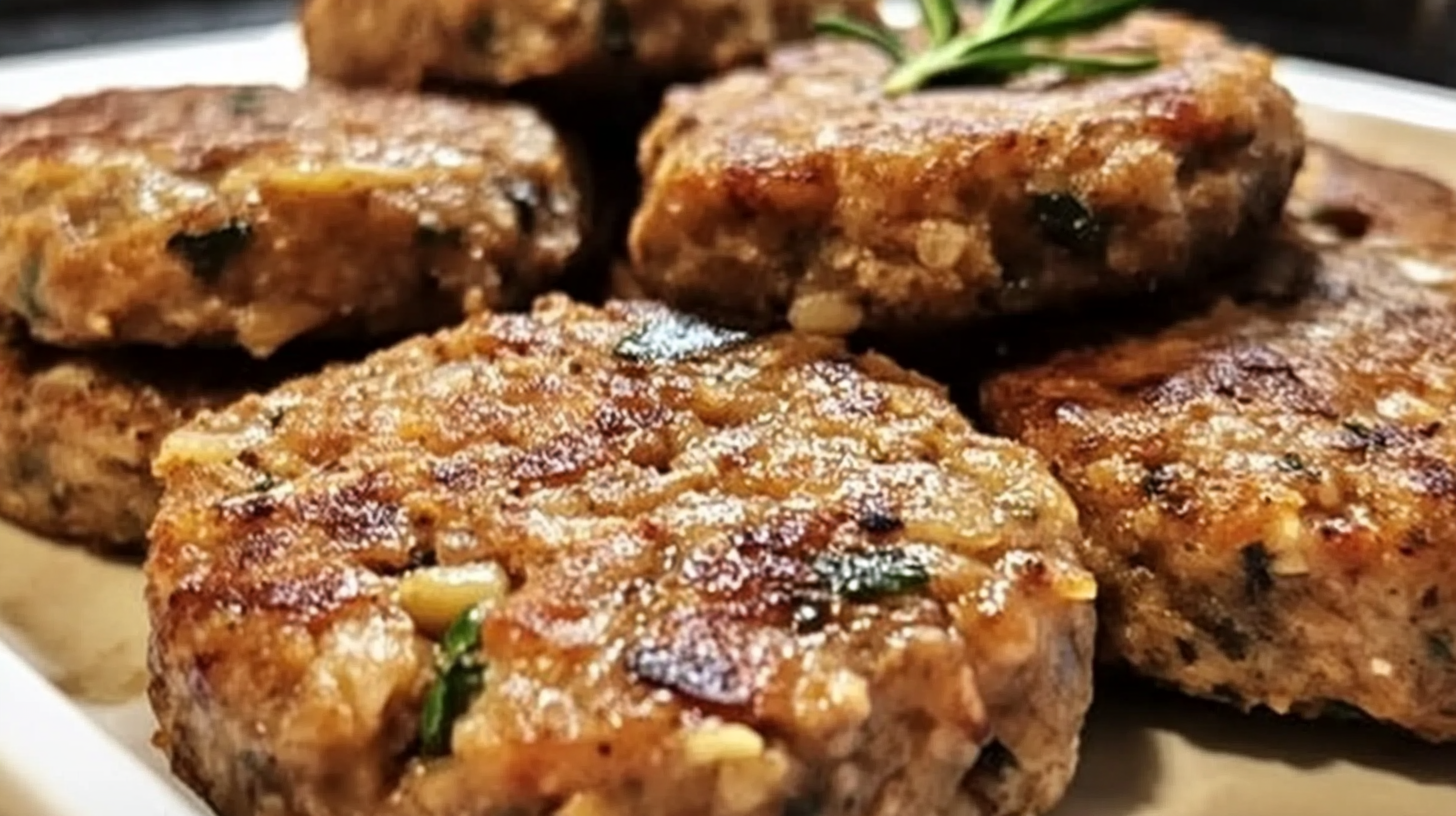 Chicken and Apple Sausage Patties