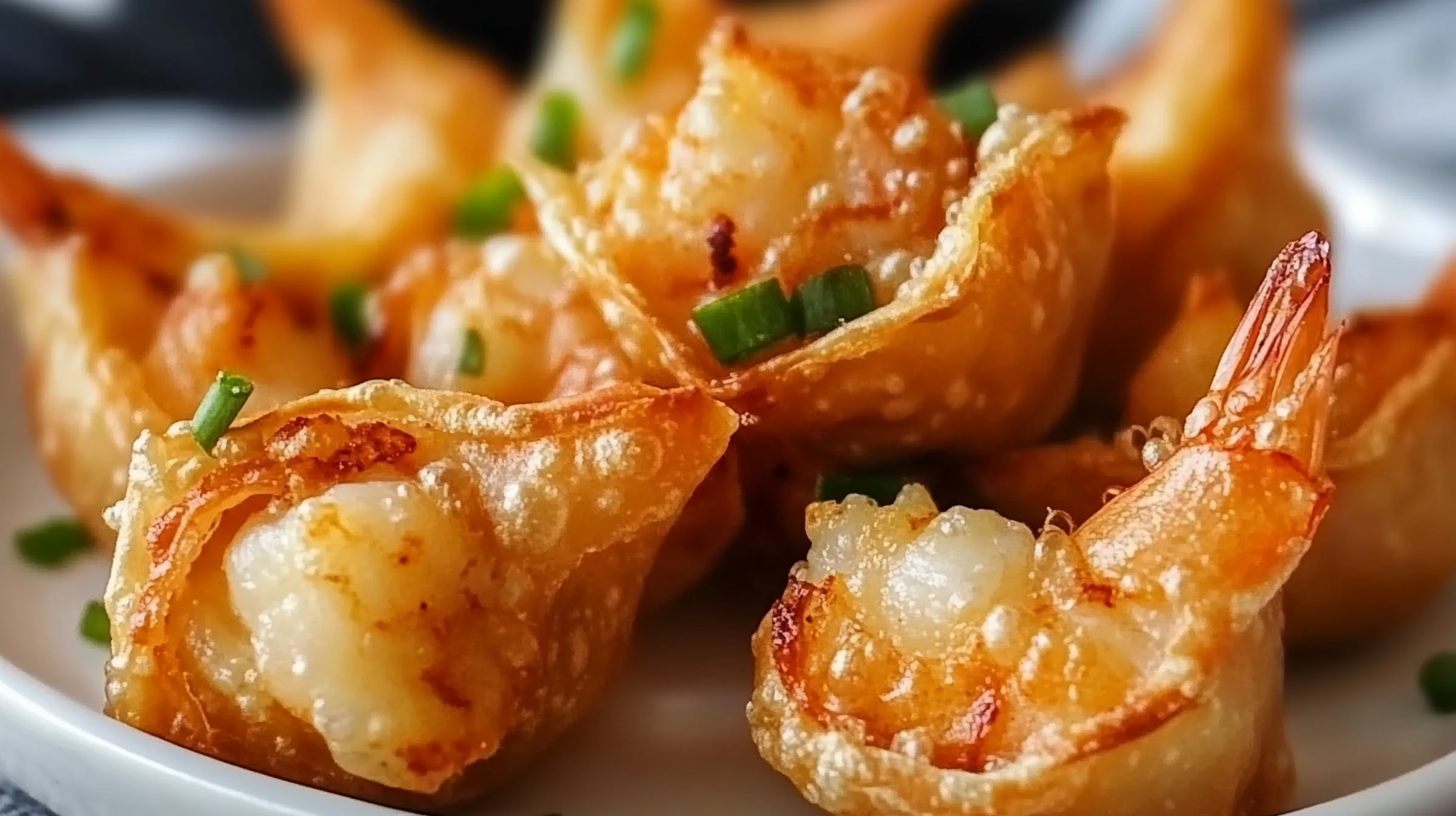 Air Fryer Shrimp Wontons
