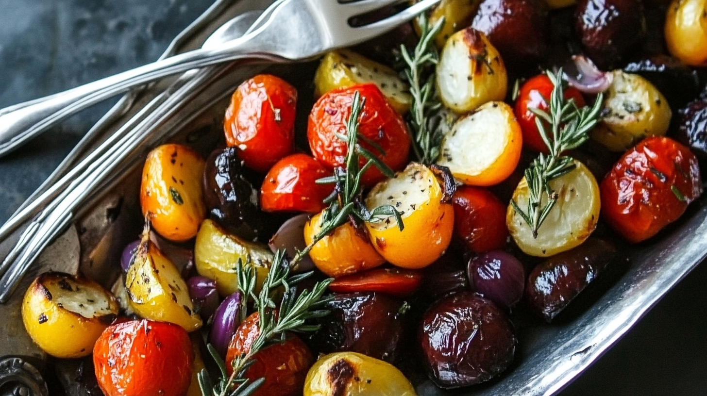 Roasted Mediterranean Vegetable Toss with Garlic and Herbs Recipe